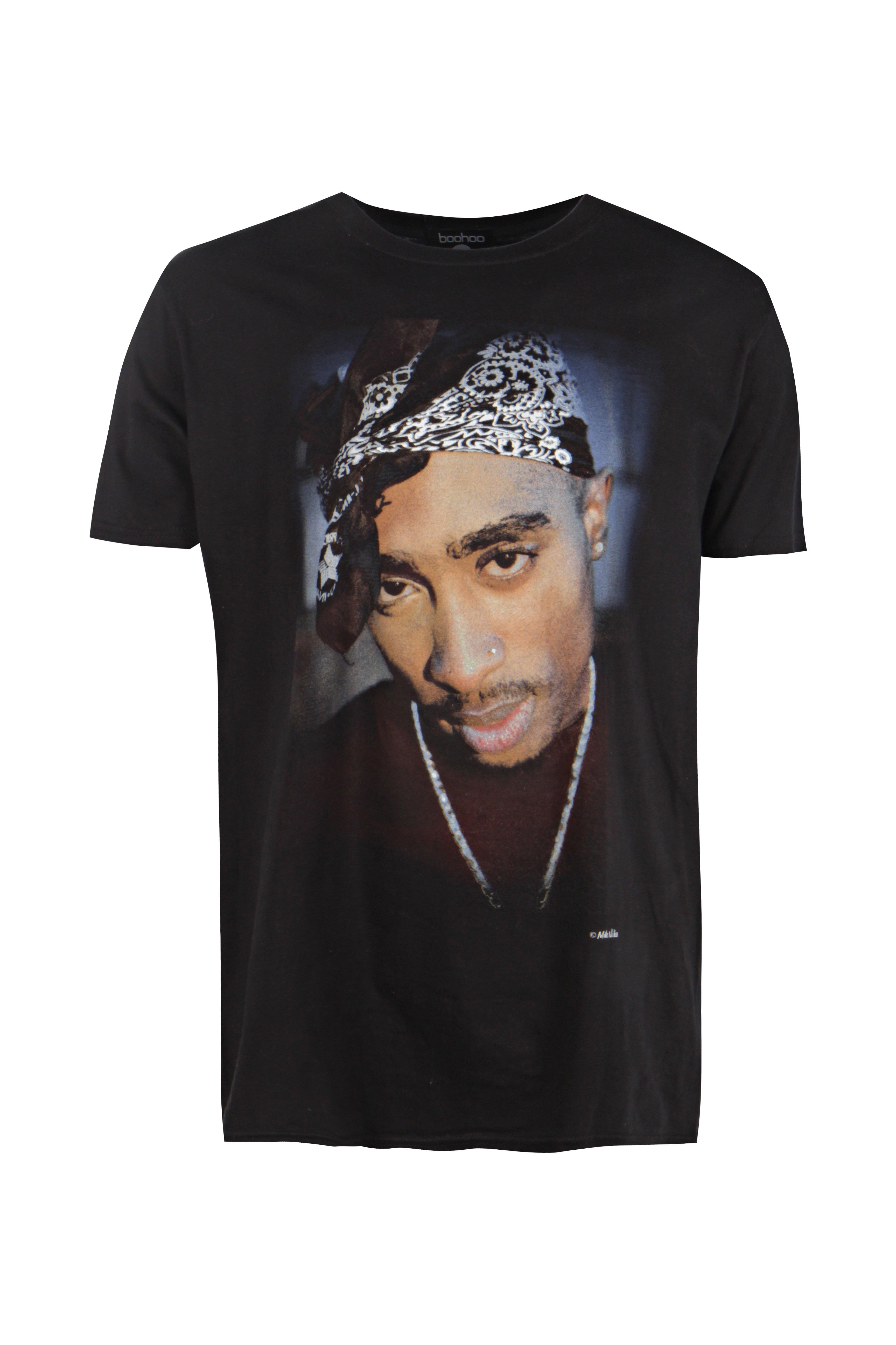 Tupac t shop shirt boohoo