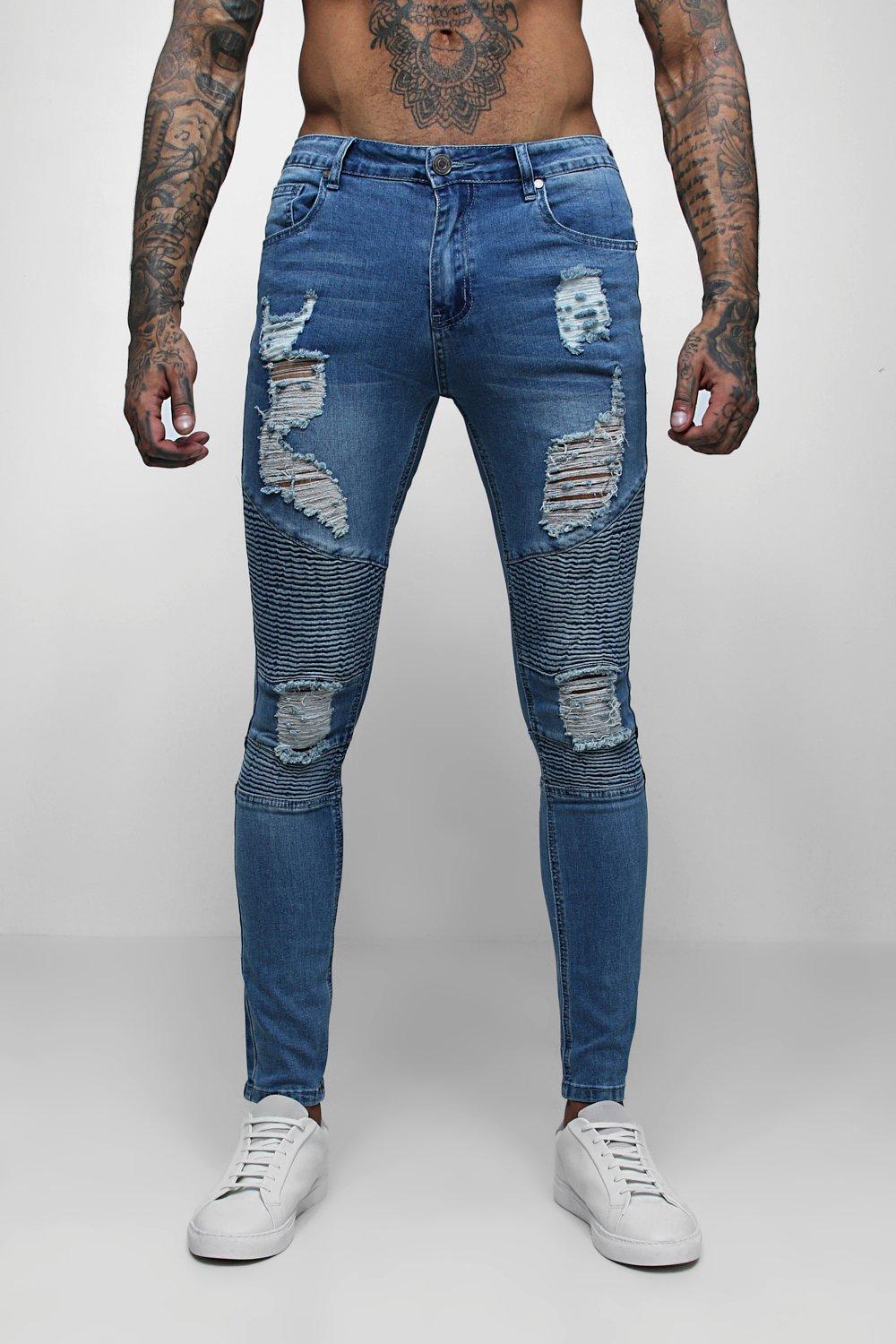 cheap skinny biker jeans