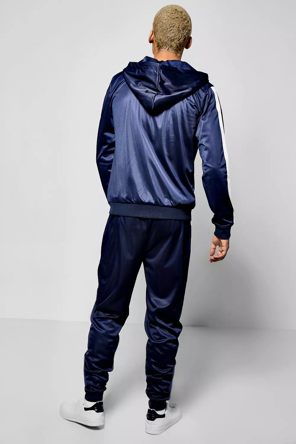Navy Zip Through Top alternative image