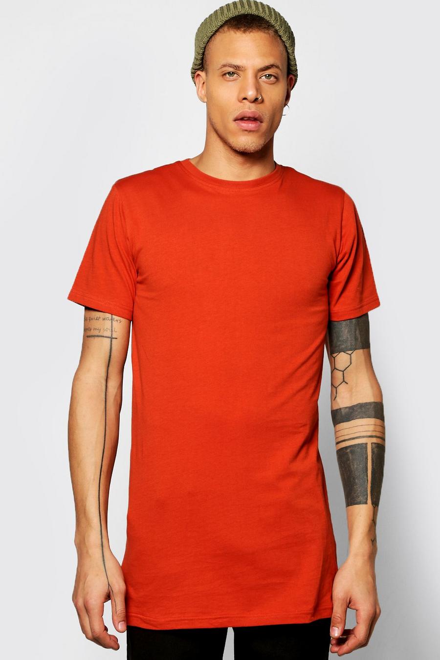 camiseta extragrande, Naranja oscuro image number 1