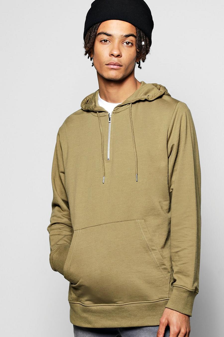 Oversized Over The Head Hoodie With Zips image number 1