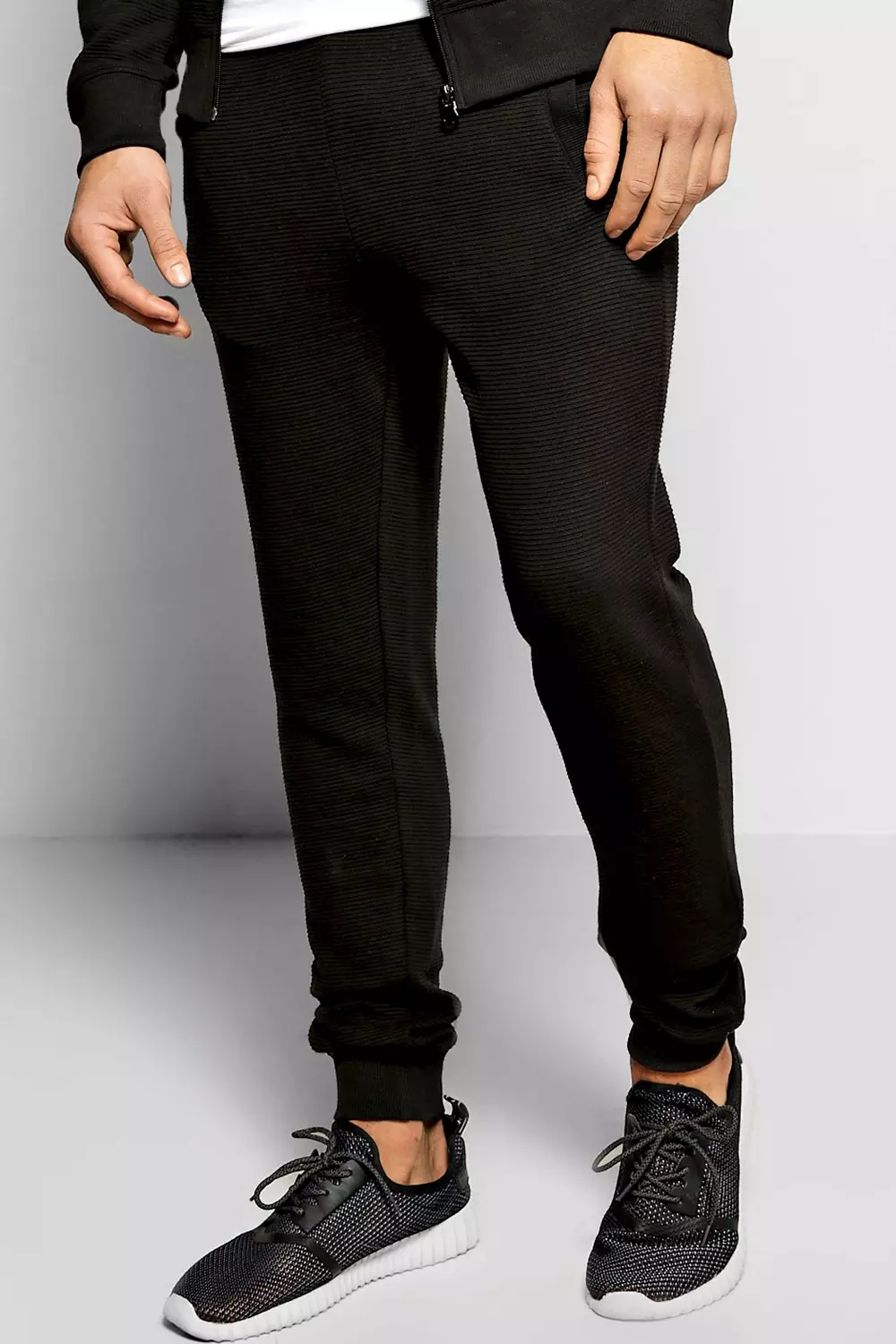 Skinny sales ribbed joggers