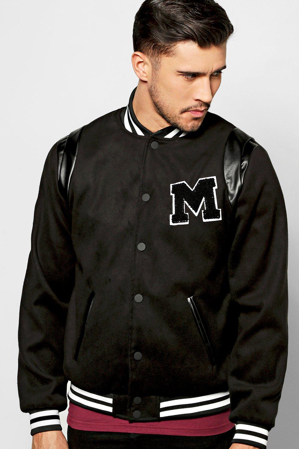 MELTON VARSITY JACKET-