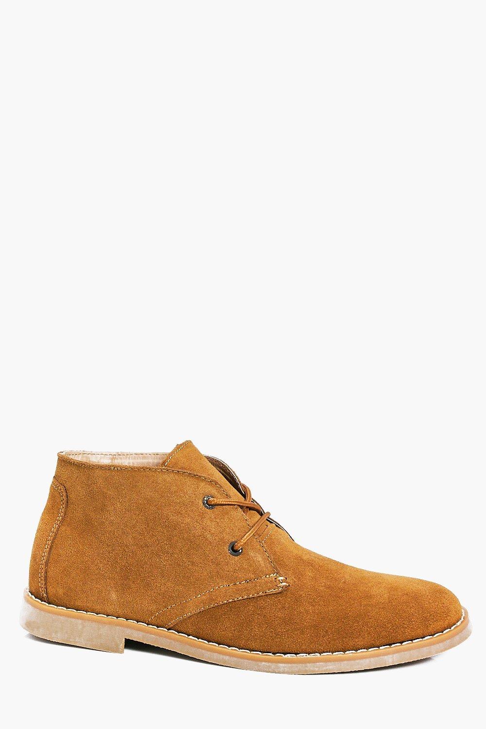 real suede desert boots