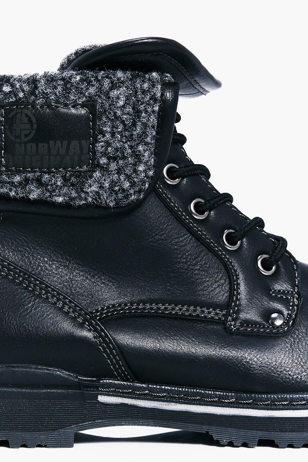 Men's fold over combat boots sales