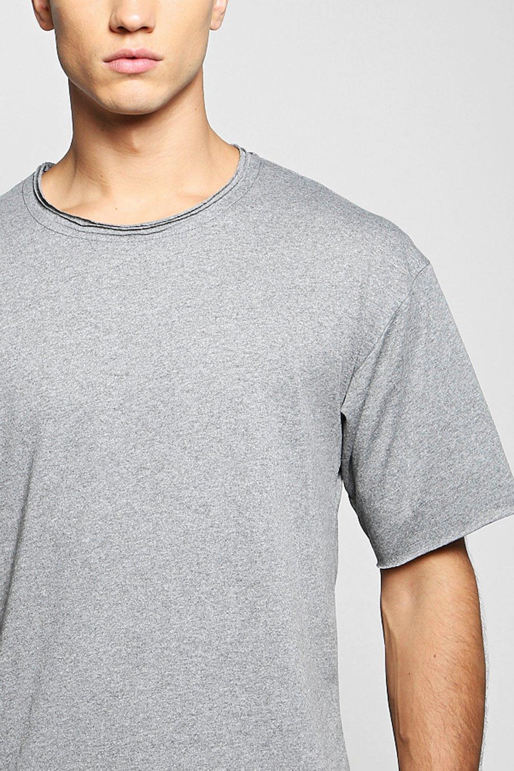 raw edge tee shirt