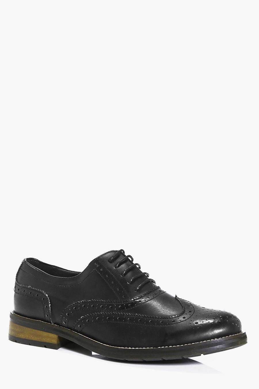 zapatos oxford, Negro image number 1