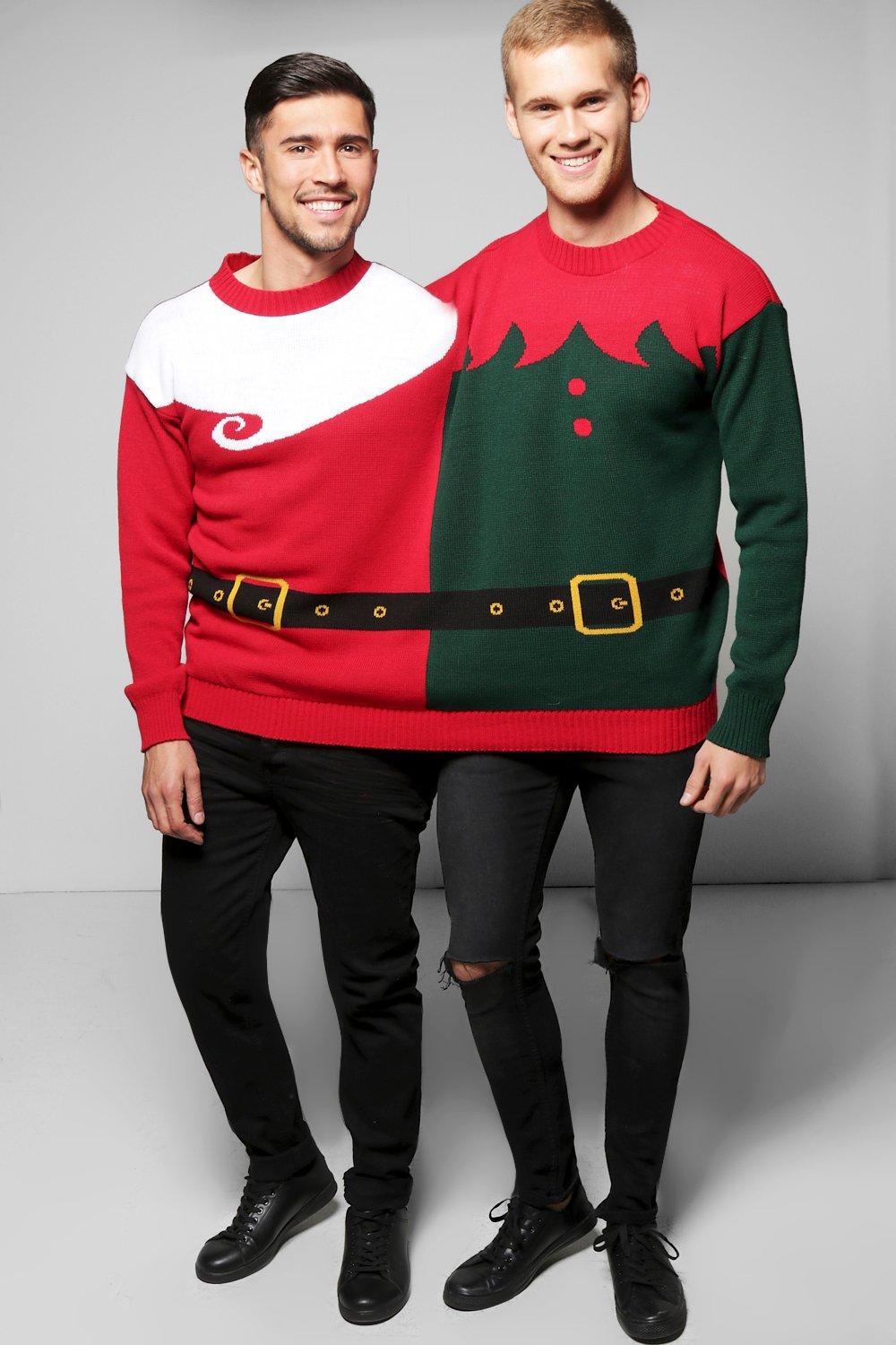 Christmas jumpers shop for two