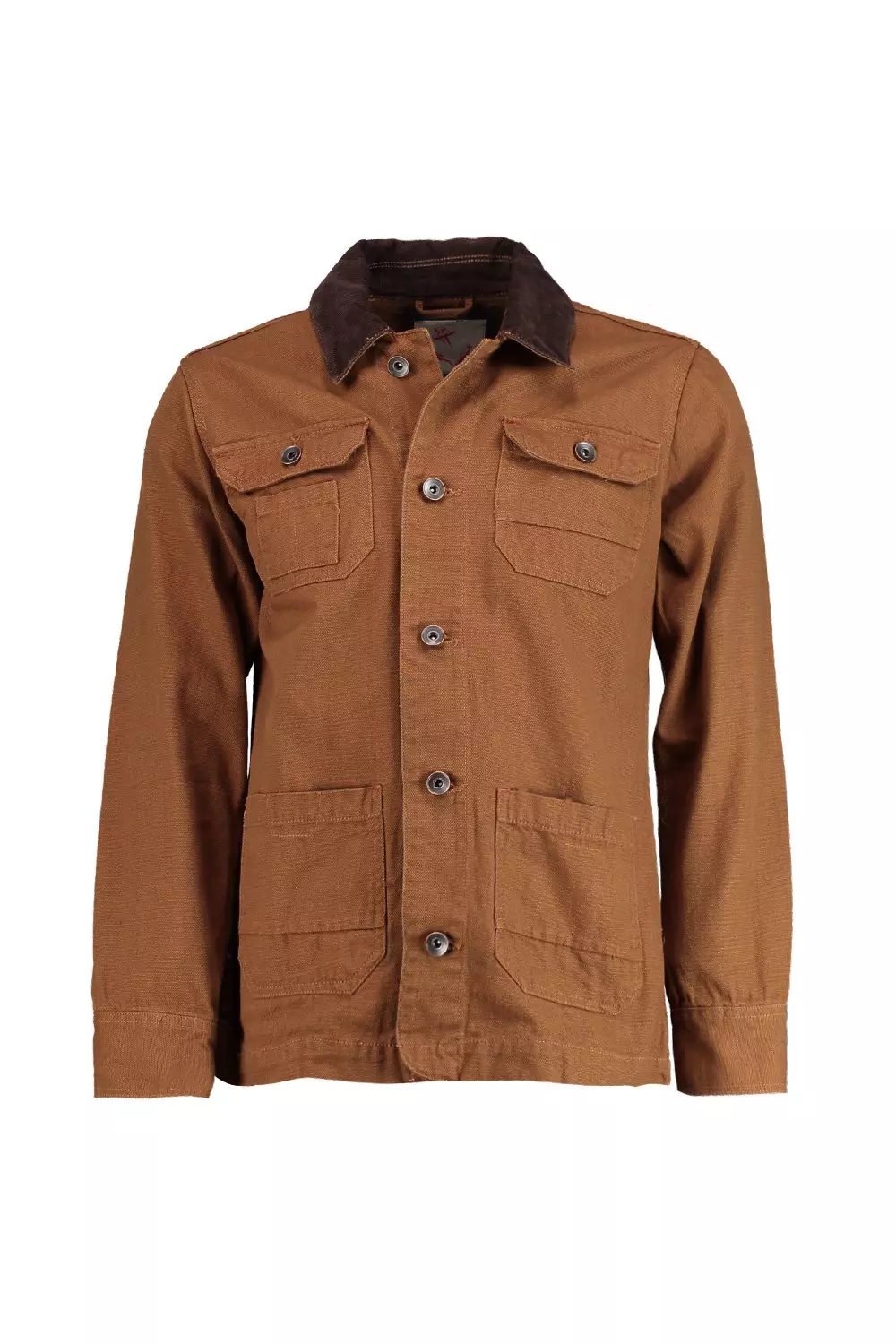 Cord Collar Heavy Cotton Twill Jacket