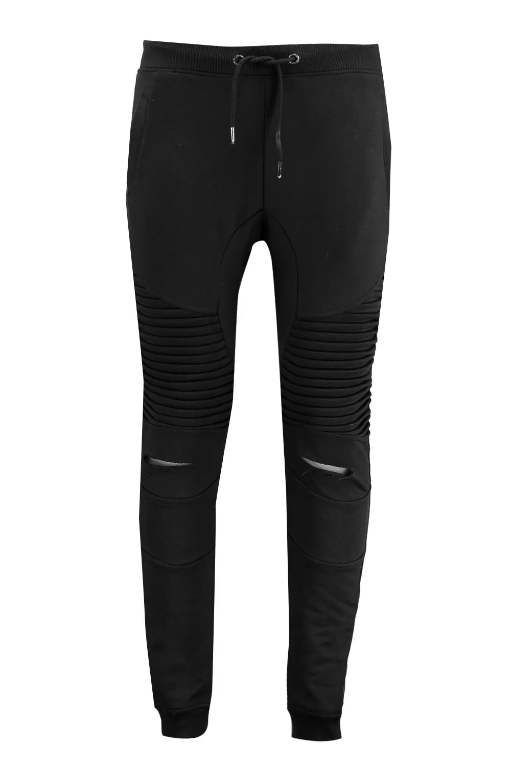 Black biker sale joggers mens