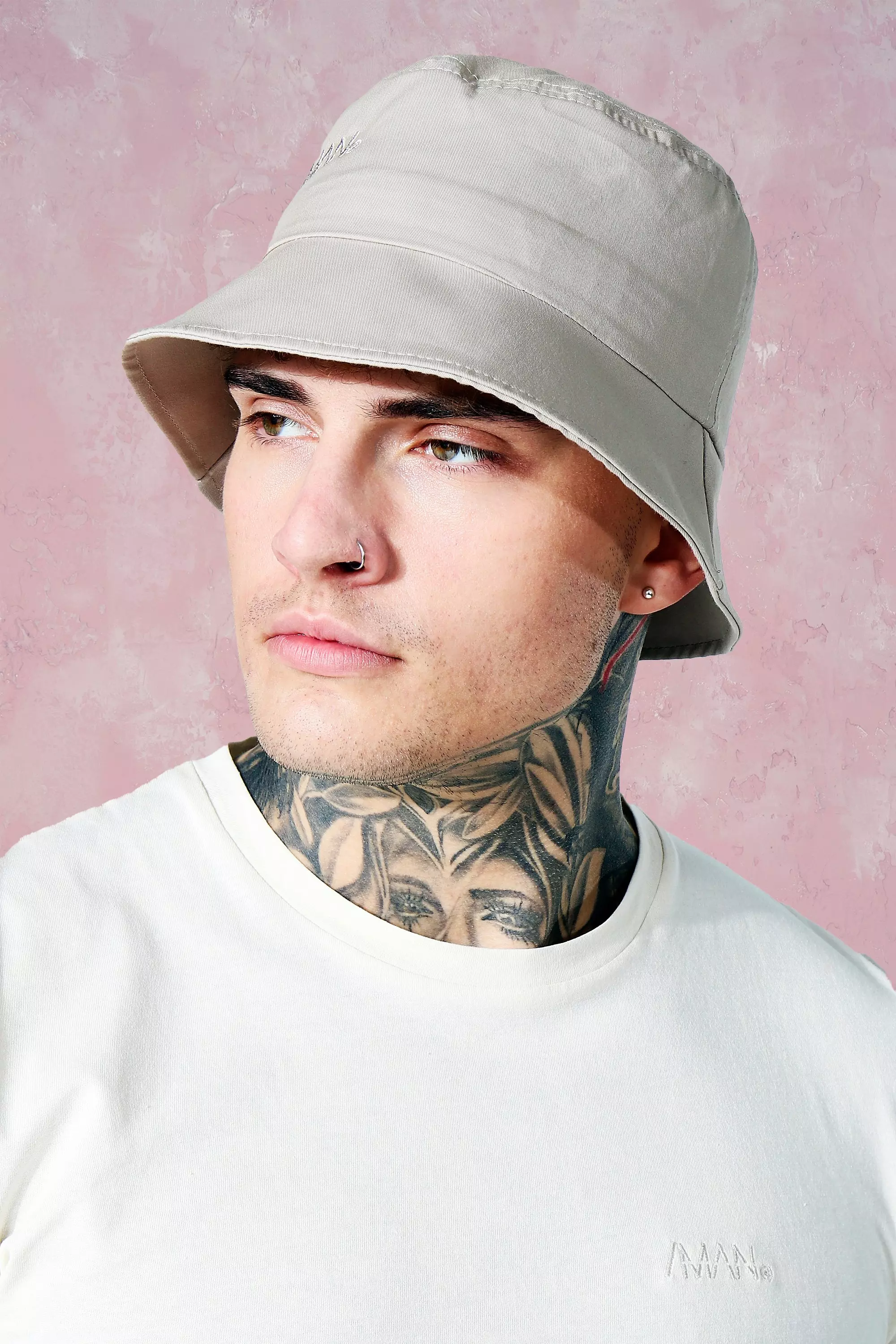 Taupe Man Twill Bucket Hat alternative image