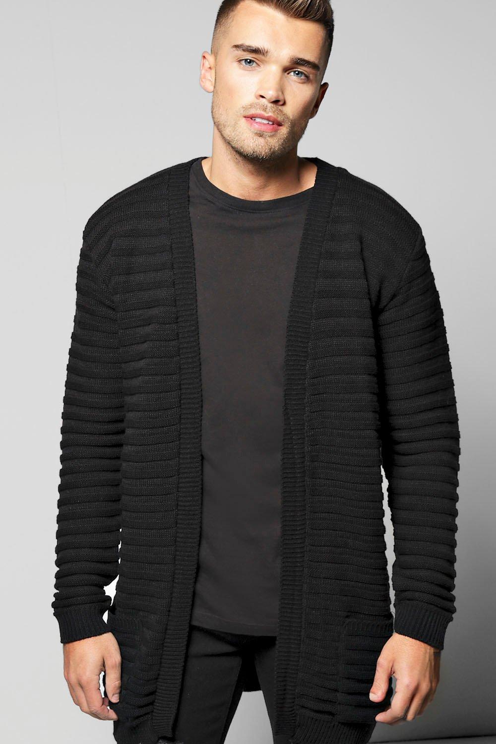 boohoo longline cardigan