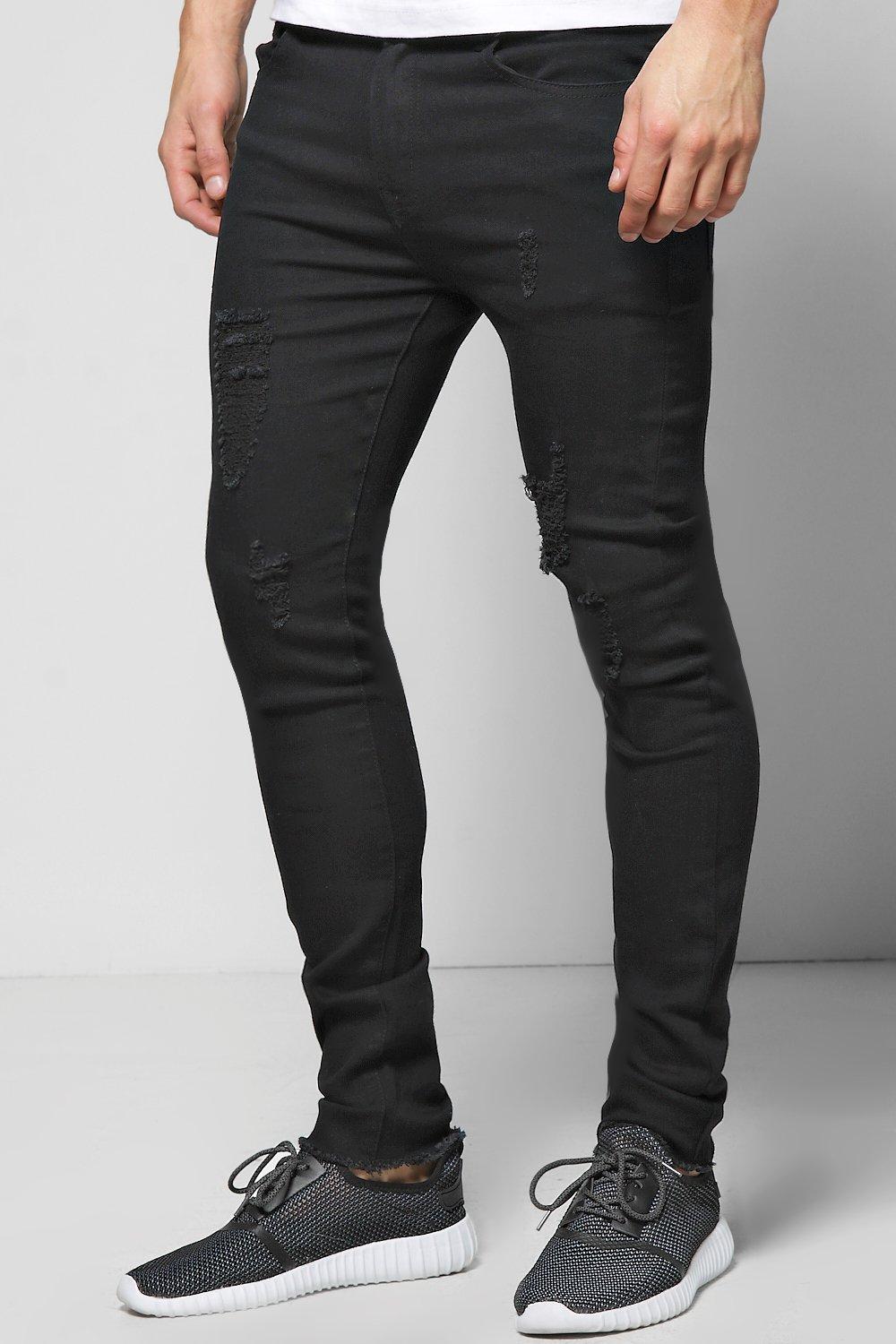 raw cuff jeans