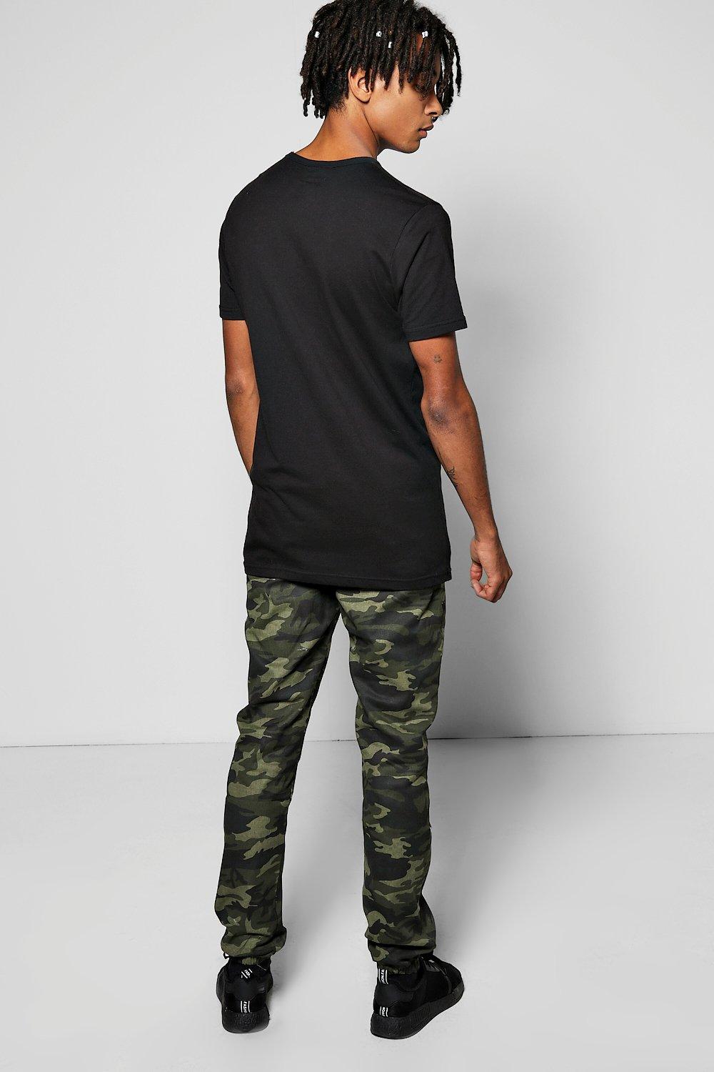 Camo skinny joggers hot sale