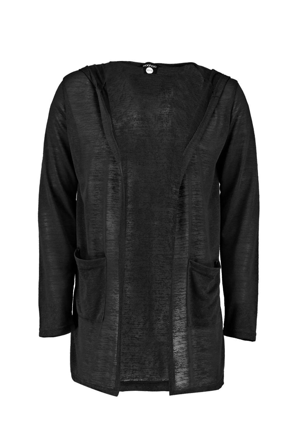 Longline Lightweight Cardigan With Pockets boohoo