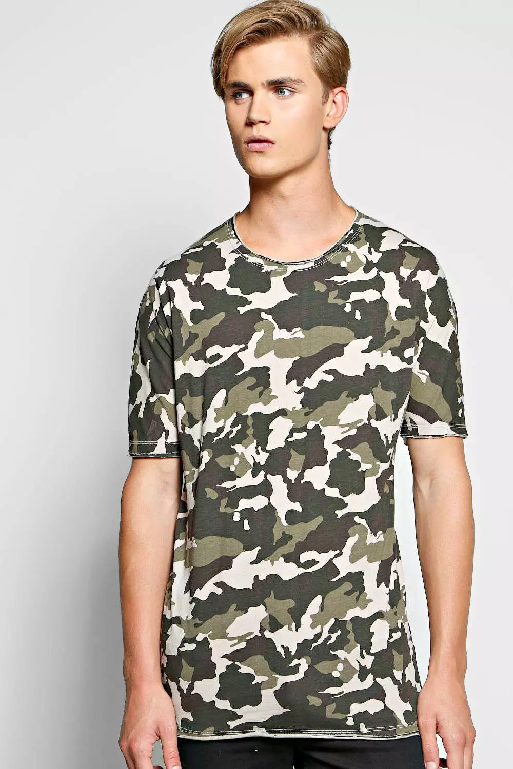 Camouflage longline 2025 t shirt