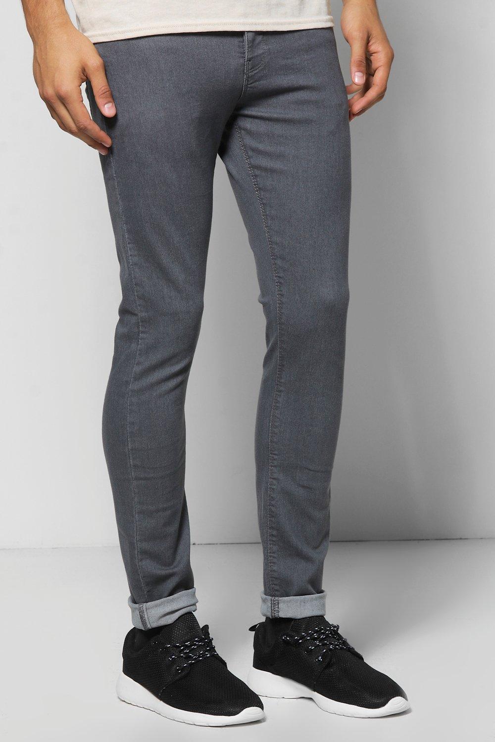 slim grey jeans