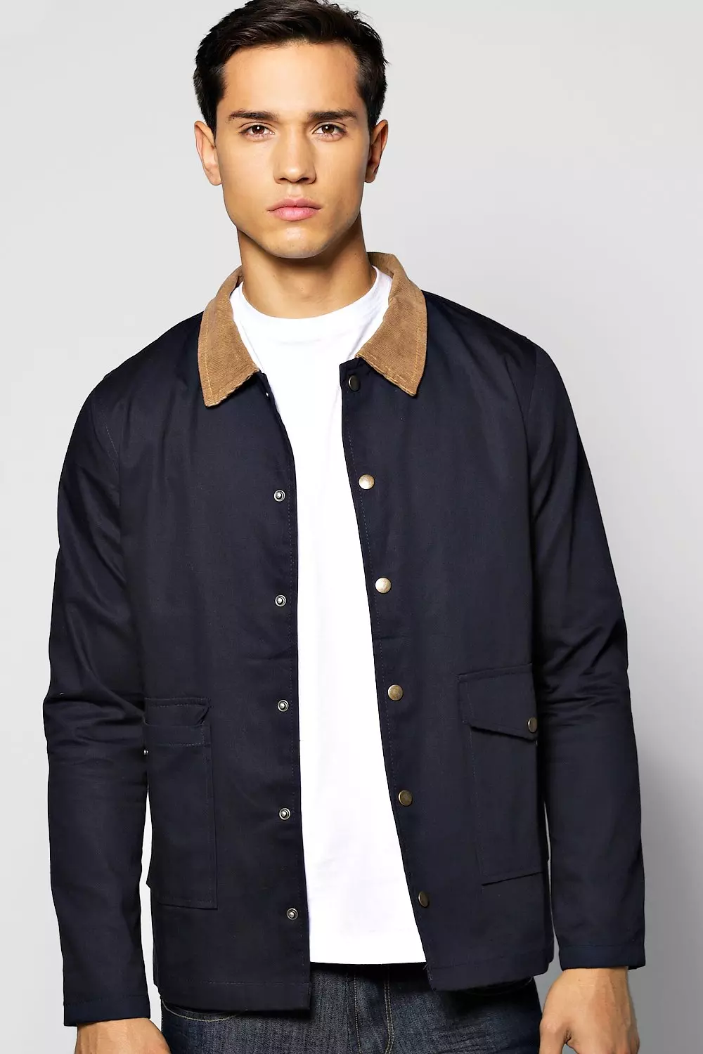 Boohoo 2025 navy jacket