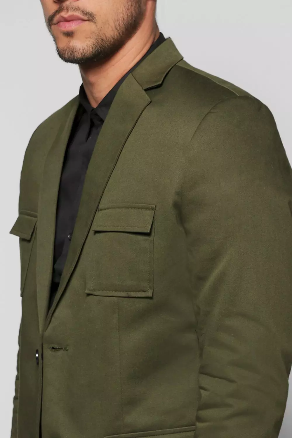 Military hot sale blazer men