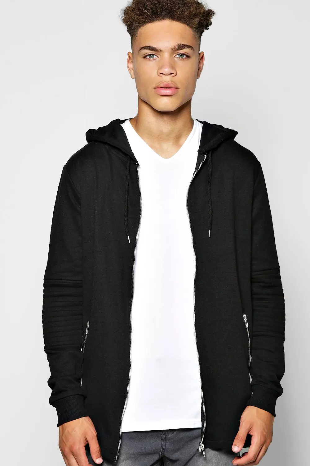 Longline cheap hoodie mens