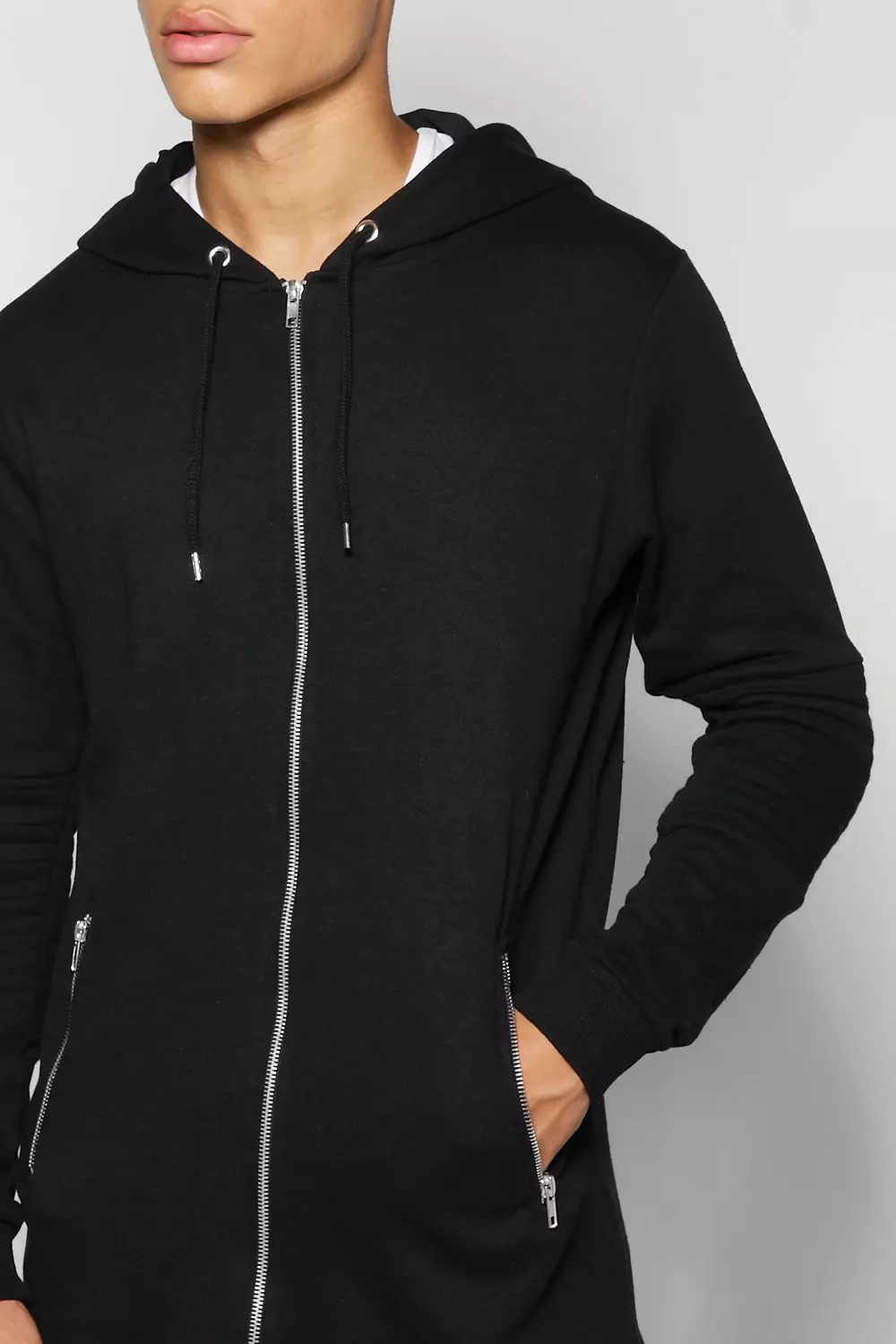 Mens sales biker hoodie