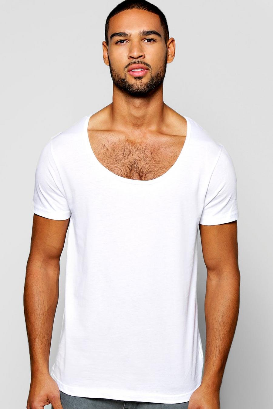 camiseta básica con el cuello redondo, Blanco image number 1