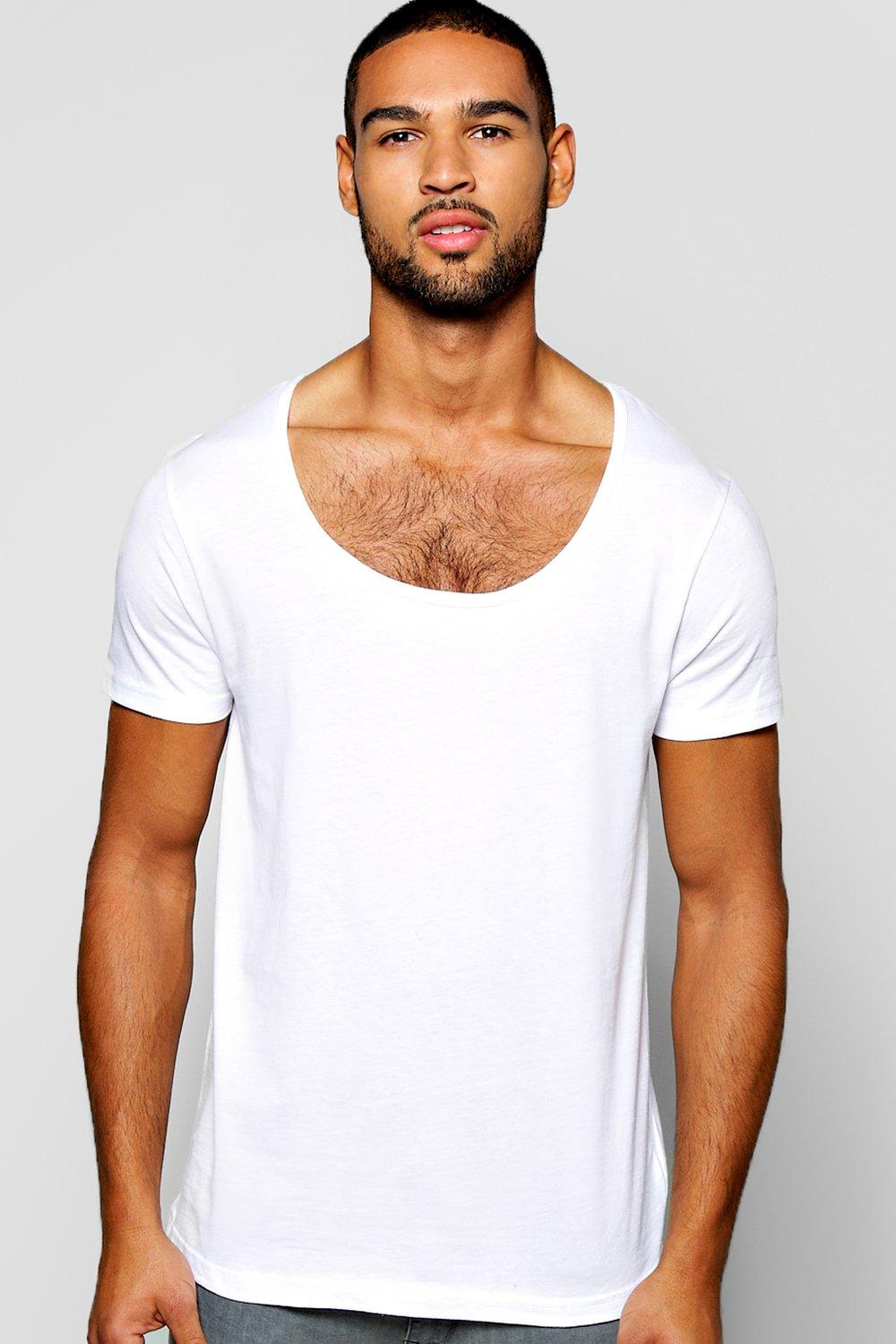 Men's Basic Scoop Neck T Shirt | Boohoo UK