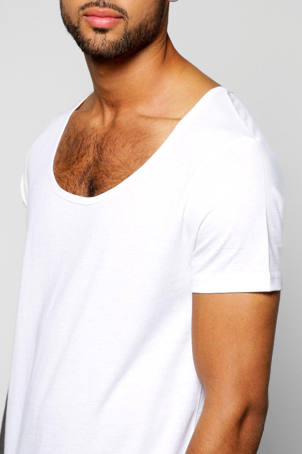 Men's Basic Scoop Neck T Shirt | Boohoo UK