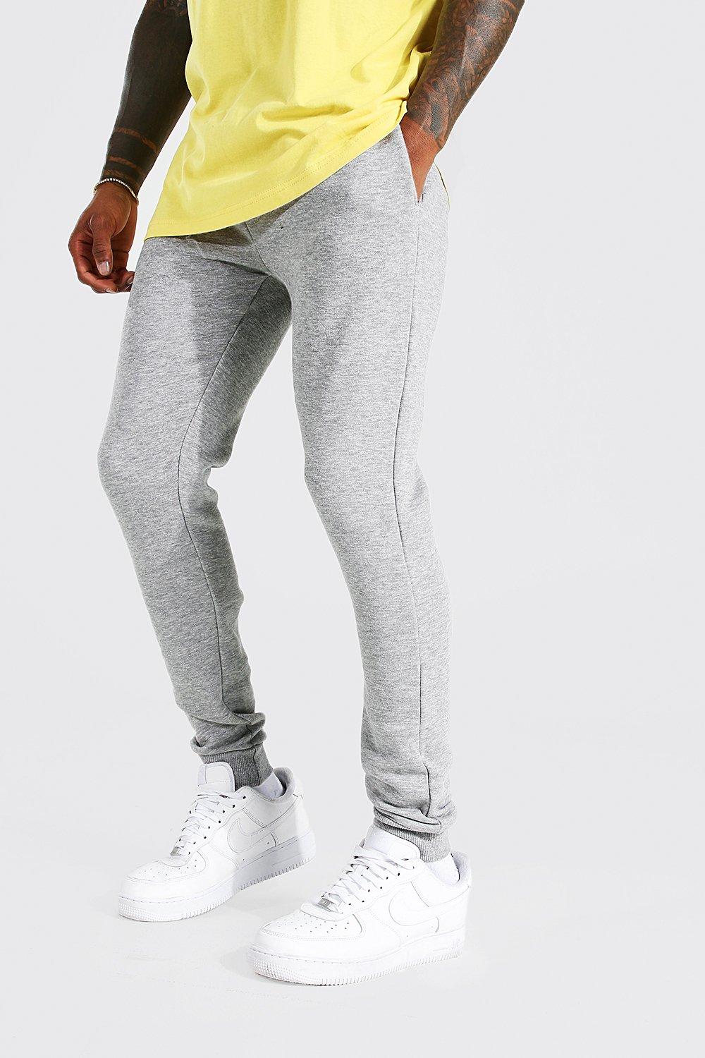 super skinny grey joggers