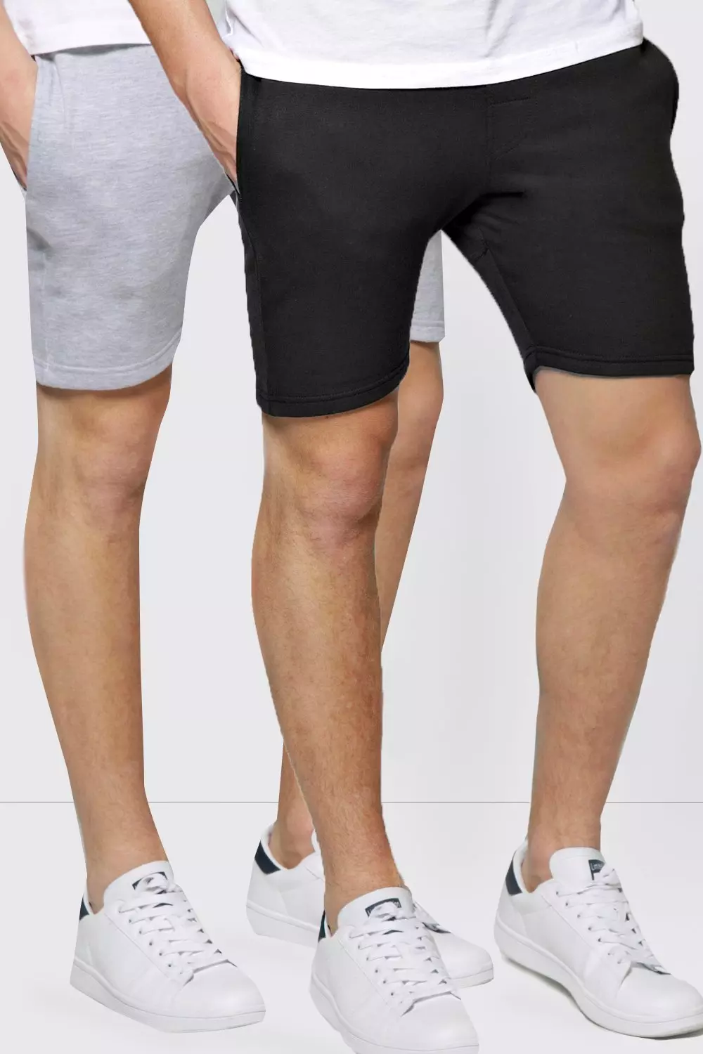 Mens skinny sale gym shorts