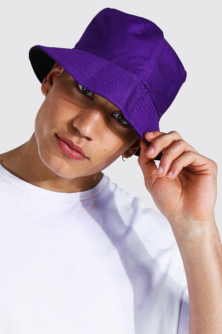 Purple Reversible Bucket Hat image number 1