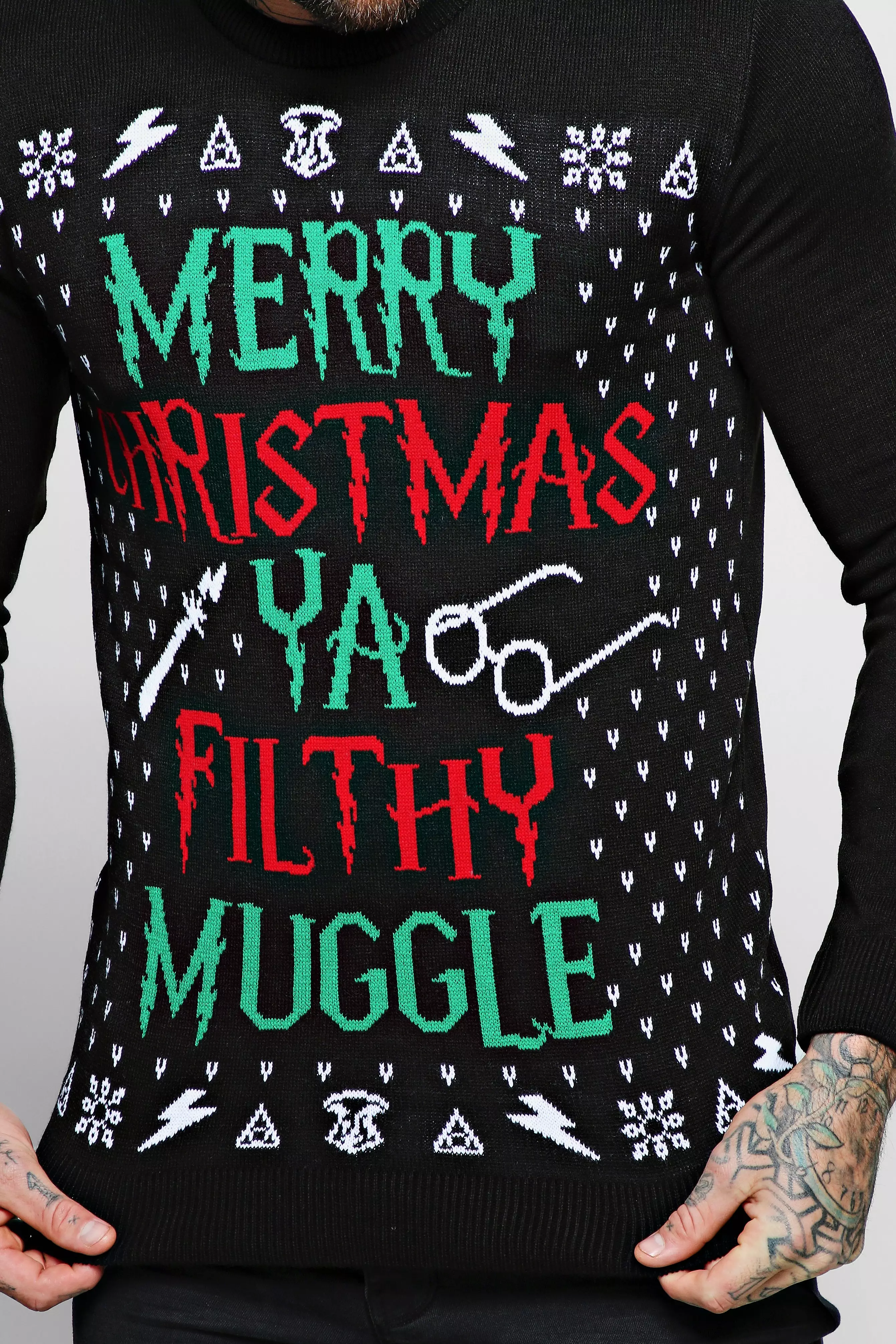 Merry christmas you on sale filthy muggle sweater