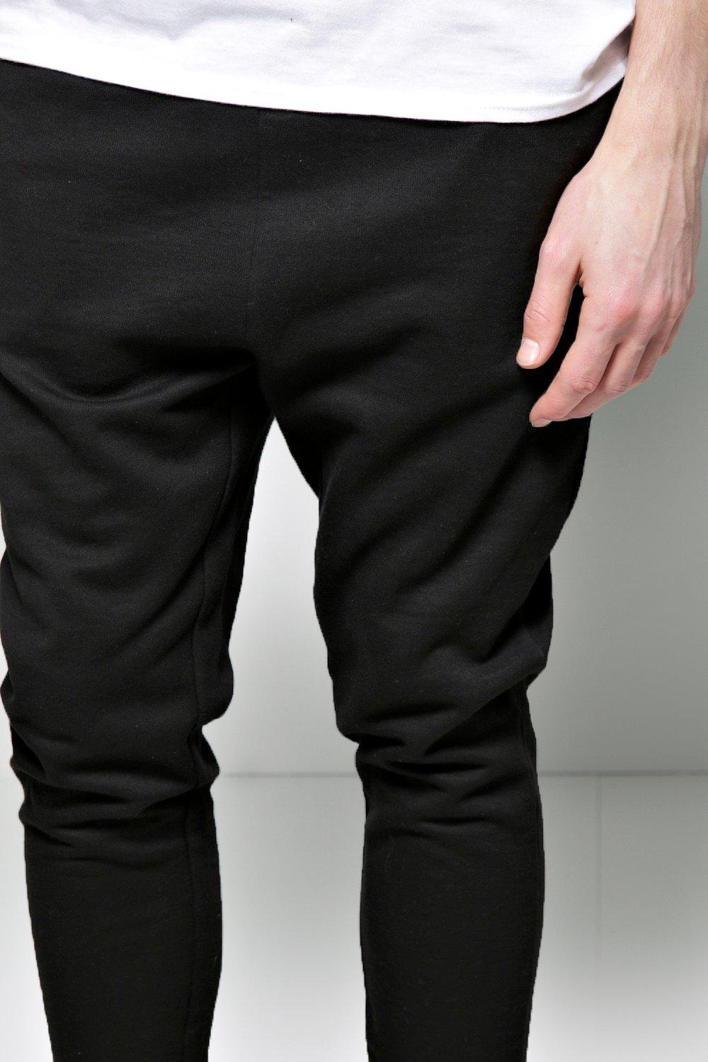 Mens drop store crotch joggers uk