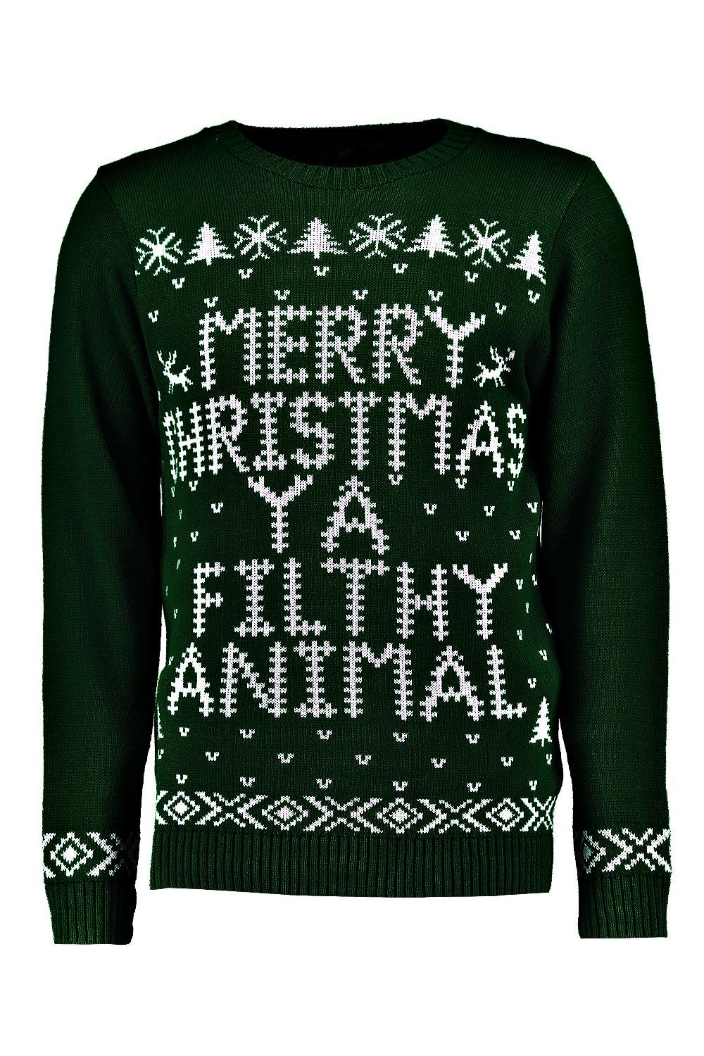 Merry Christmas Ya Filthy Animal Jumper