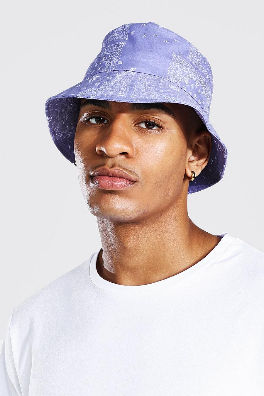 Cappello da pescatore con stampa a bandana, Purple image number 1