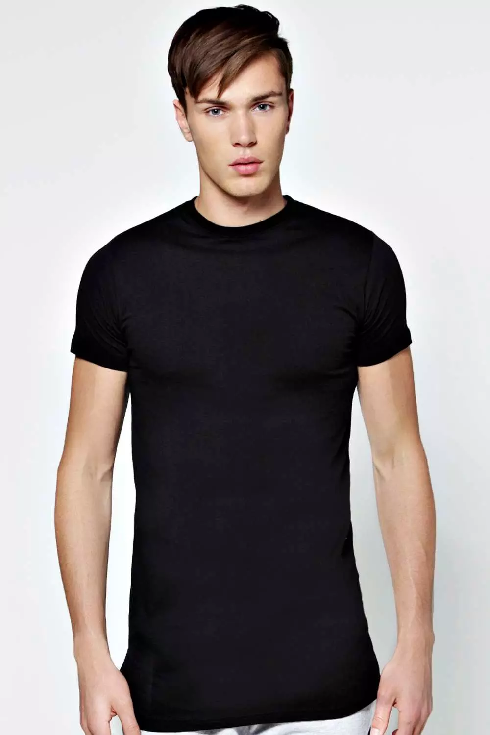 Slim longline best sale t shirt