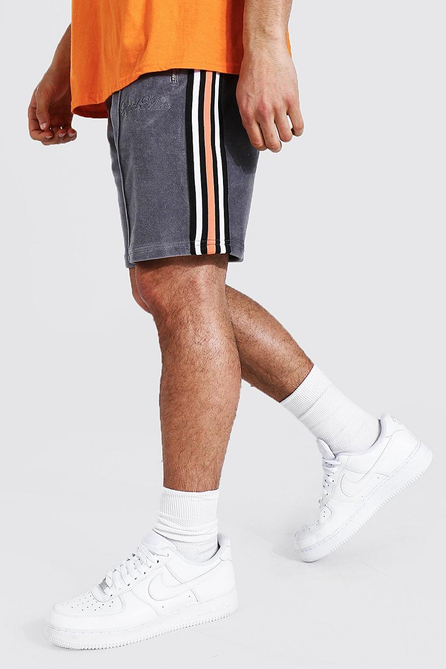 Charcoal Official Man Badstoffen Jersey Shorts image number 1