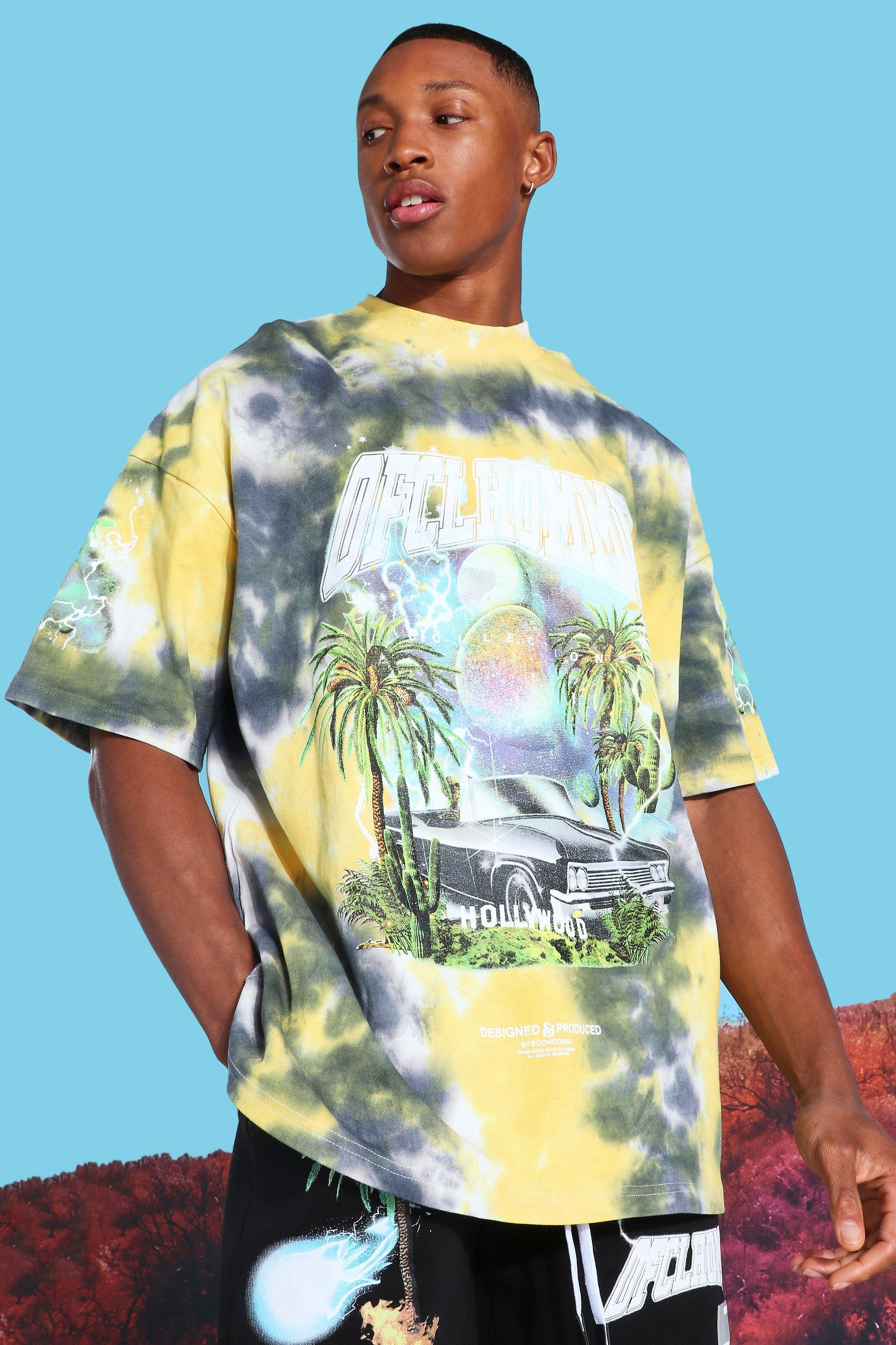 Tee shirt tie and dye homme new arrivals