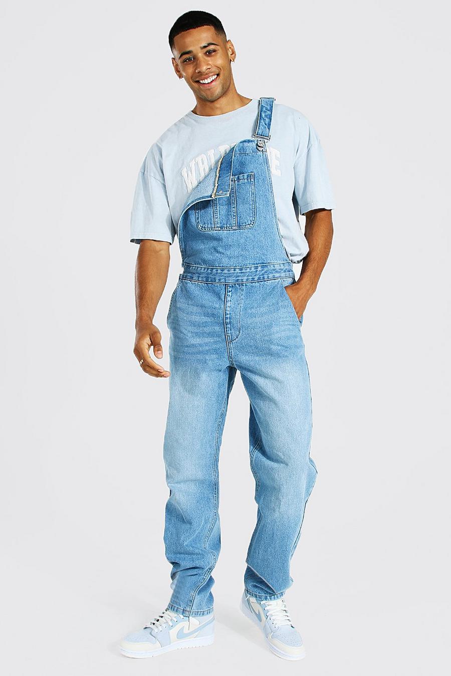Relaxed Fit Rigid Long Dungaree
