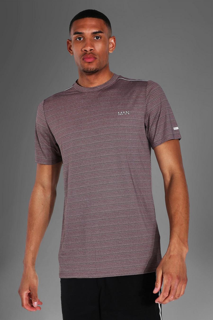 Charcoal Tall - MAN Active T-shirt med struktur image number 1