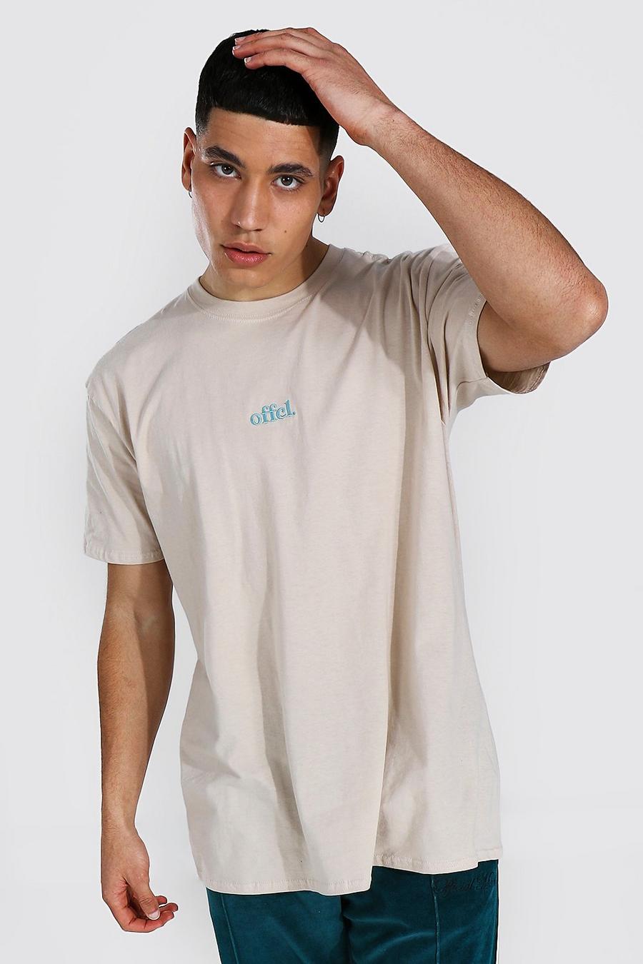 Sand Oversized Offcl T-shirt image number 1