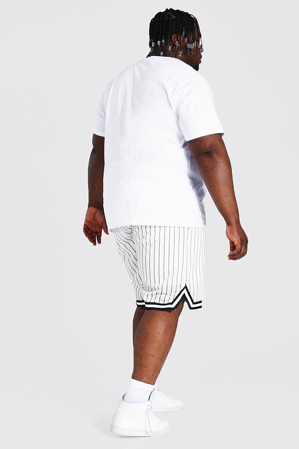 Plus size hot sale basketball shorts