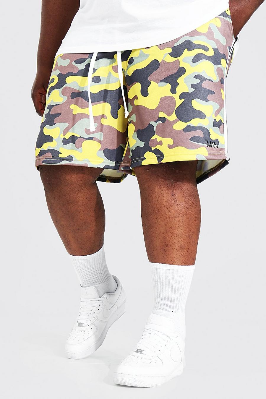 Grande taille - Short camouflage ample - MAN, Yellow image number 1