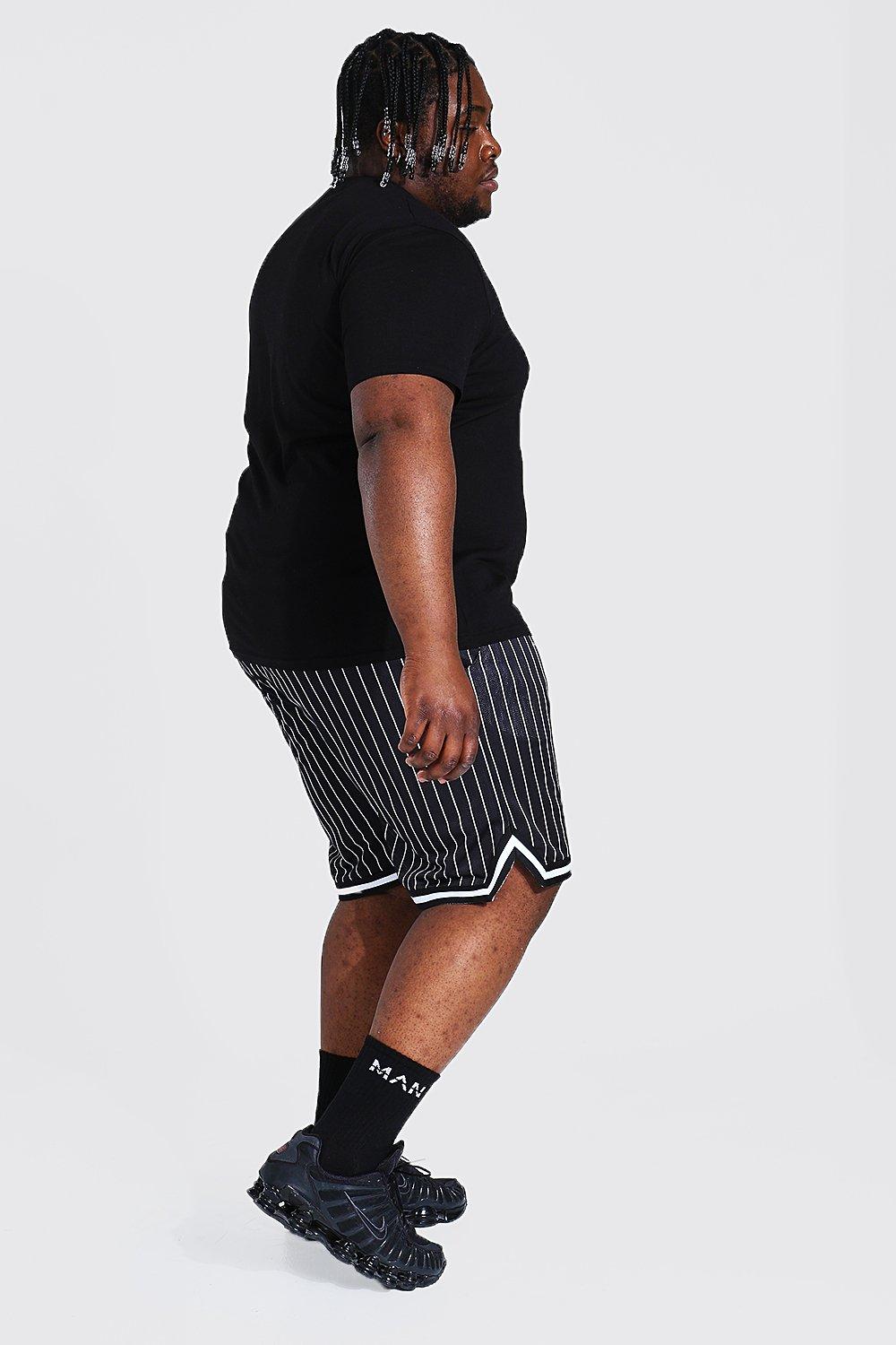 Plus size hot sale basketball shorts