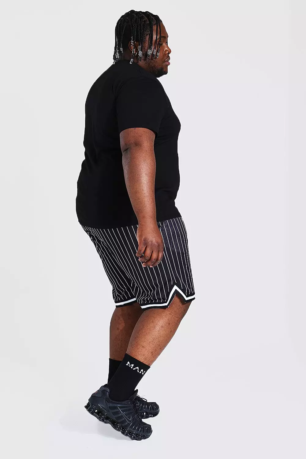 Plus size basketball clearance shorts