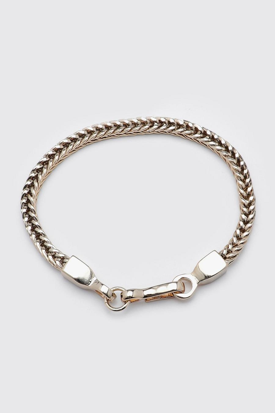 Gold Smooth Chain Bracelet image number 1