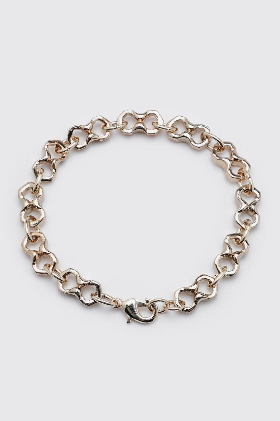 Gold Chunky Multi Chain Bracelet image number 1