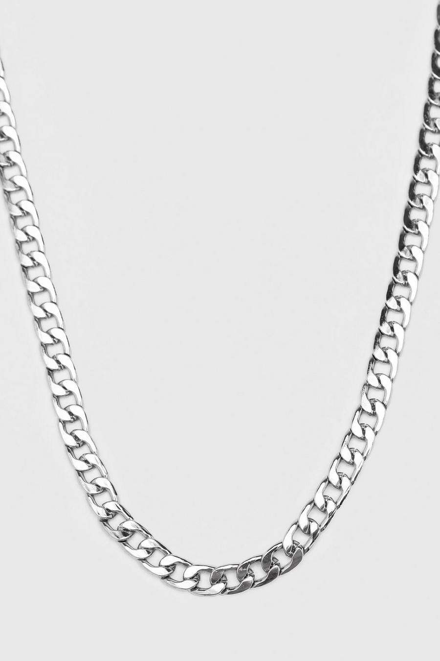 Silver Chunky Jeans Chain With Key Ring image number 1