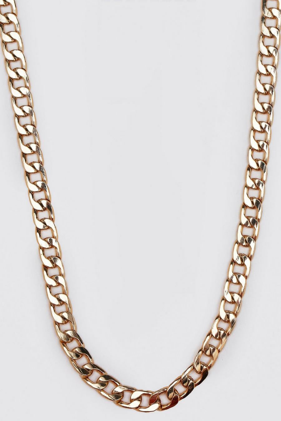 Gold Chunky Jeans Chain With Key Ring image number 1