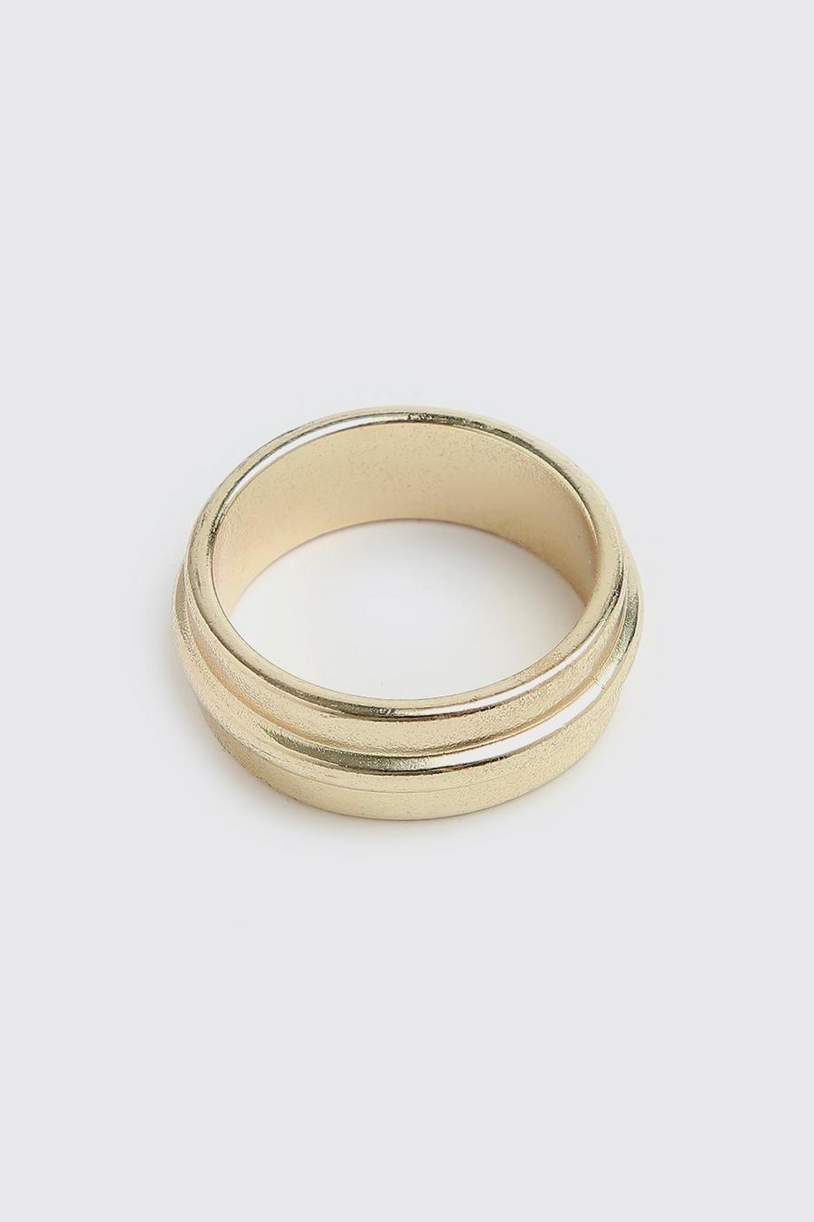 Gold Piping Detail Ring image number 1
